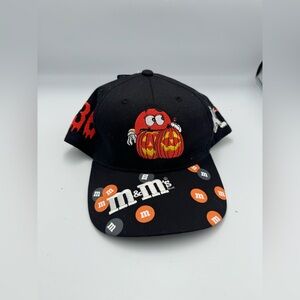 M&Ms NASCAR Racing #36 Ernie Irvan HALLOWEEN BLack Adjustable Snapback NWT